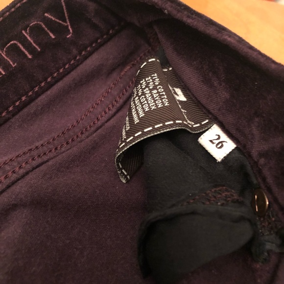 Crushed velvet skinny leg pants from 7 - Picture 8 of 8